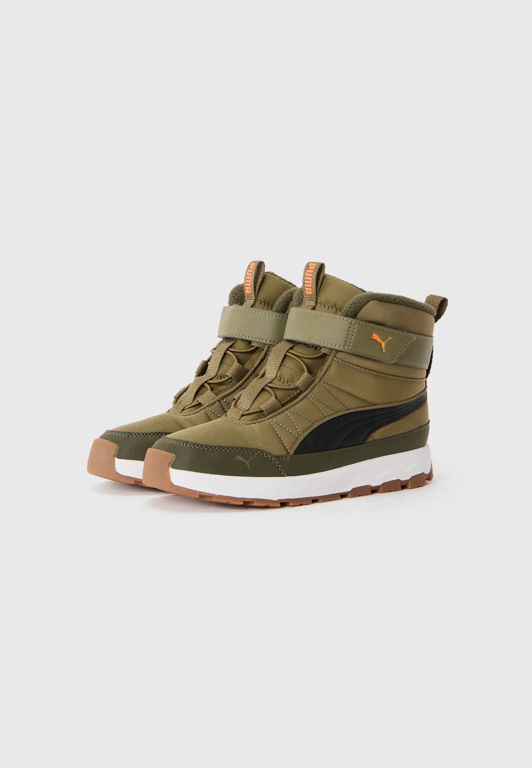 Puma EVOLVE UNISEX - Winterstiefel - oliv/schwarz/orange