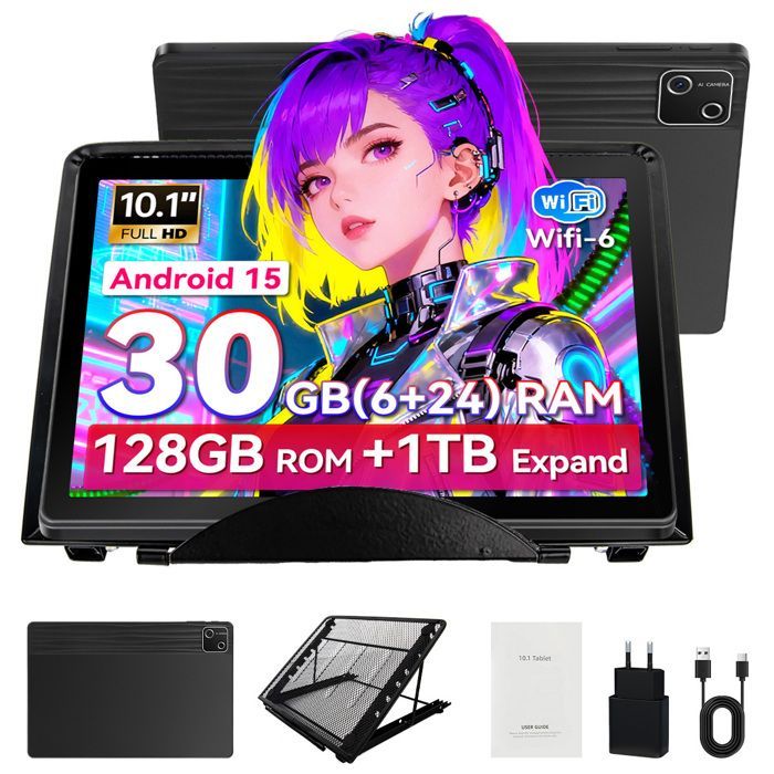 Tablet - KOTSREN - 10.1'' - Android 15 - 30GB RAM - 128GB storage