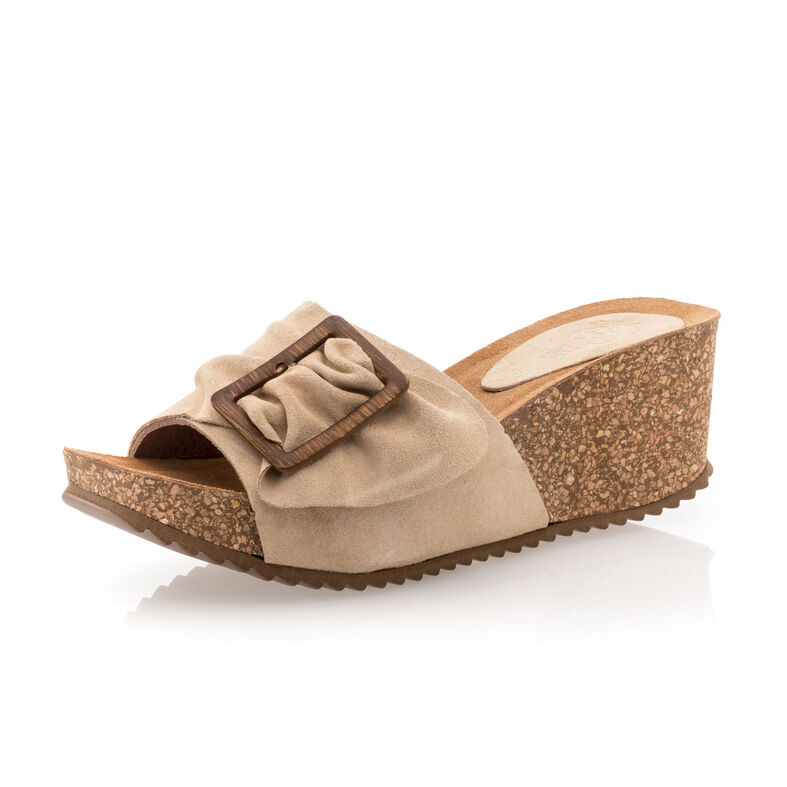 Beige Damen-Sandalen / Zehenfreie Schuhe