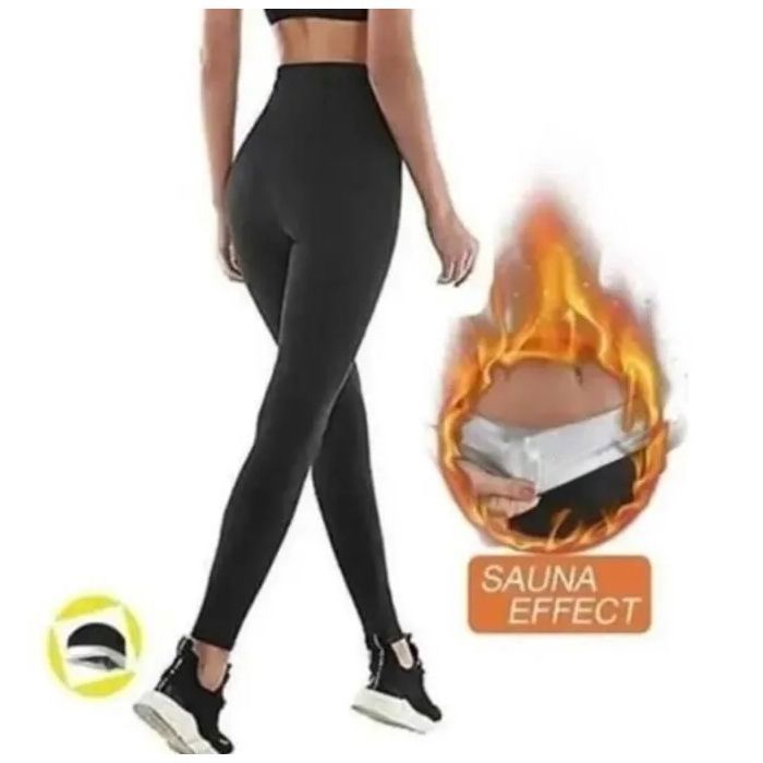 Pantalon de Sudation Femmes JINDING Legging de Sport à Taille Haute en Nano-Matériaux Accélérer Transpiration,Obtenir Ventre Plat