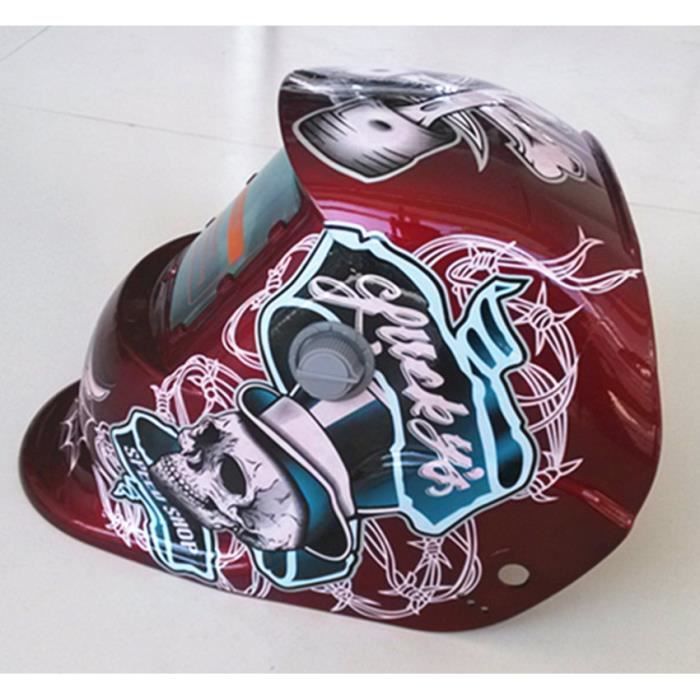High-quality welding helmet with LCD display, automatic solar darkening, and quick-drying.