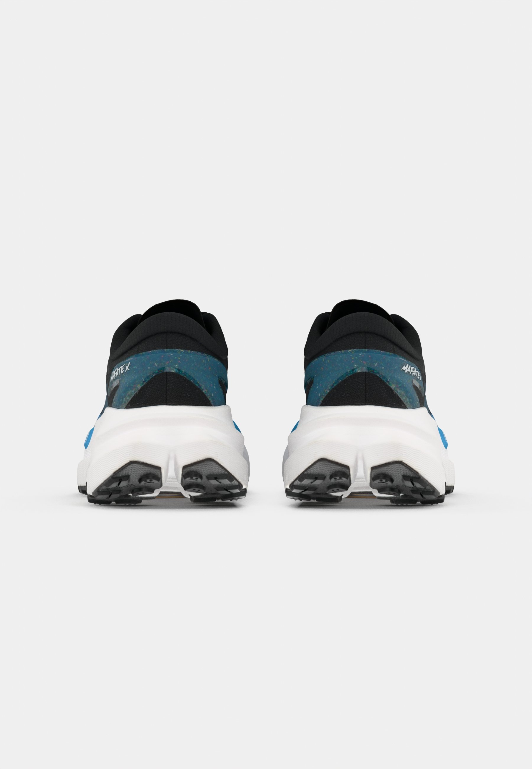 HOKA MAFATE X - Matkajooksujalatsid - mustad/taevasinised