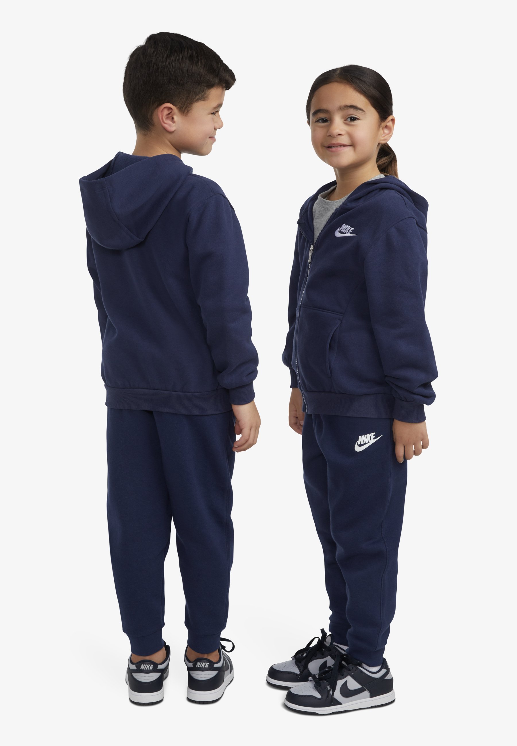Nike Sportswear CLUB UNISEX - Sweatshirt met rits - middernachtblauw