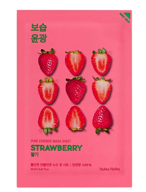 Holika Holika Pure Essence Mask Sheet Strawberry Maska do twarzy