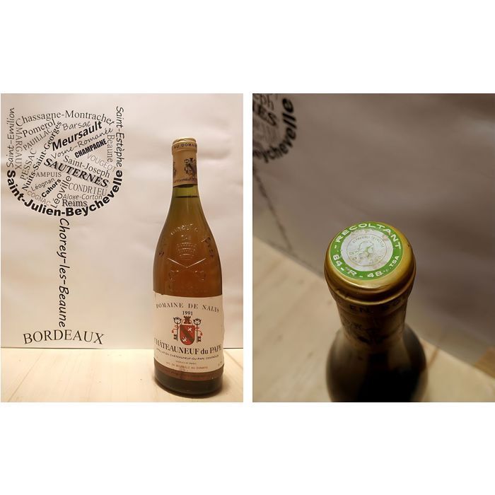 Châteauneuf-du-Pape 1991 - Domaine de Nalys - 1 x 75 cl - Blanco