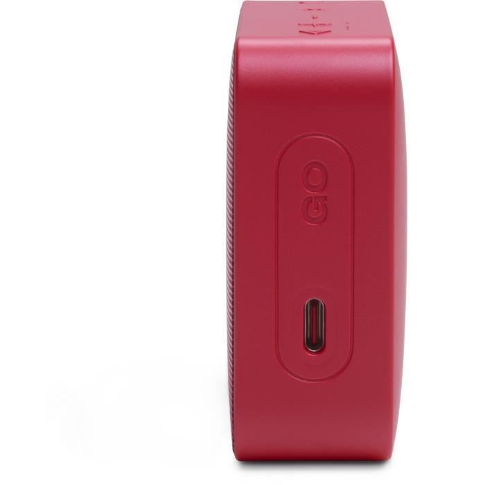 Altavoz portátil resistente al agua - JBL - Go Essential 2 - Rojo - IP67 - 5 horas de autonomía - Bluetooth 4.2