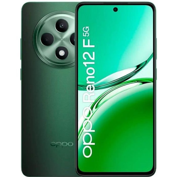 Mobile phone - OPPO - Reno12 F 5G - 8 GB RAM - 256 GB - Green (Olive Green) - Dual SIM