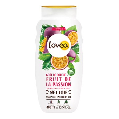 Gel de ducha estimulante Lovea con aroma a maracuyá 400 ml 400 ml