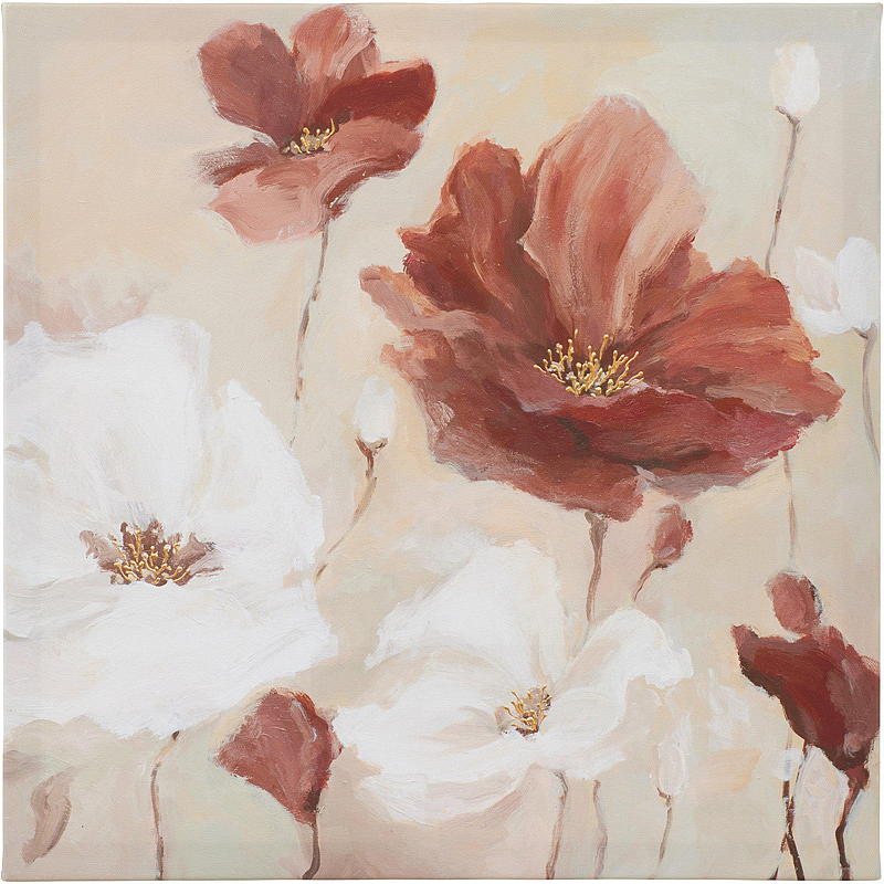 Canvastavla 40x40 cm Flory
