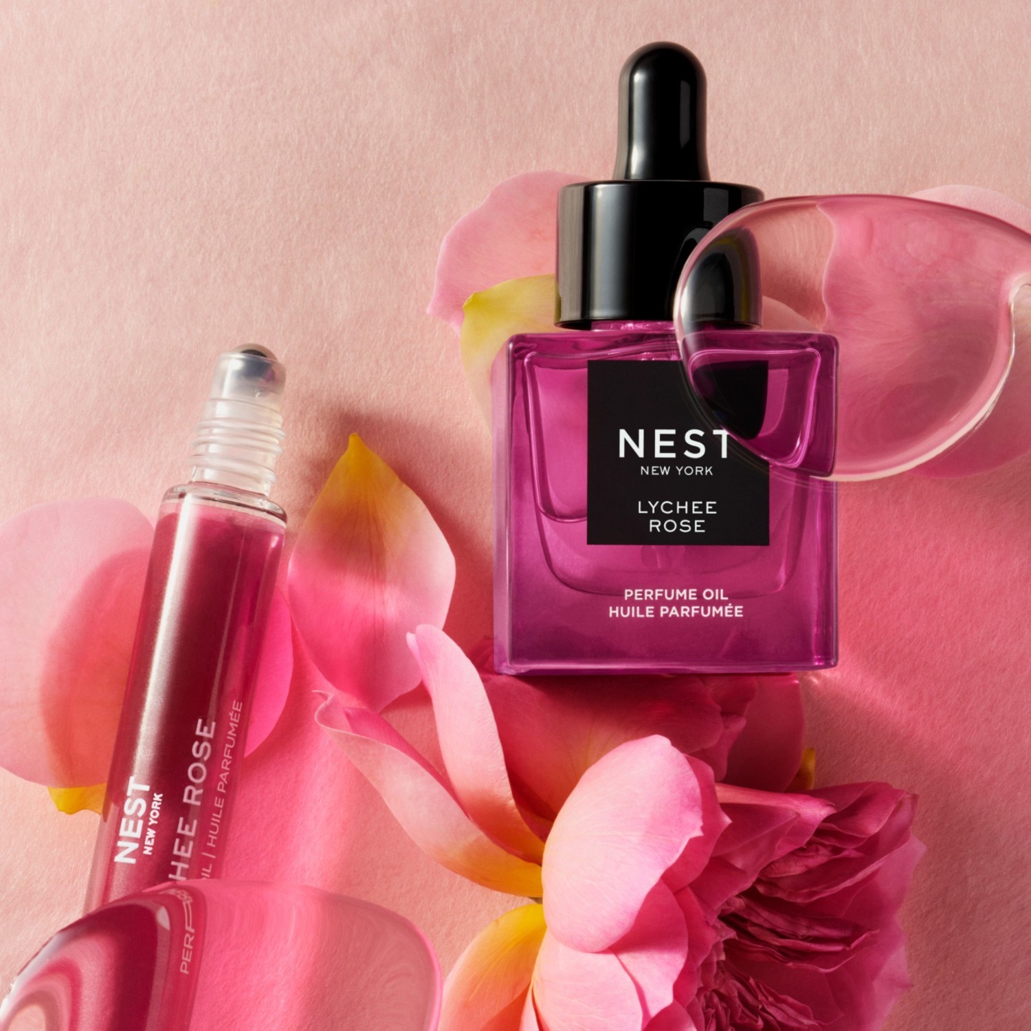 NEST NEW YORK Smaržas ar ličī rozi un ličī rožu rullīti - 6 ml