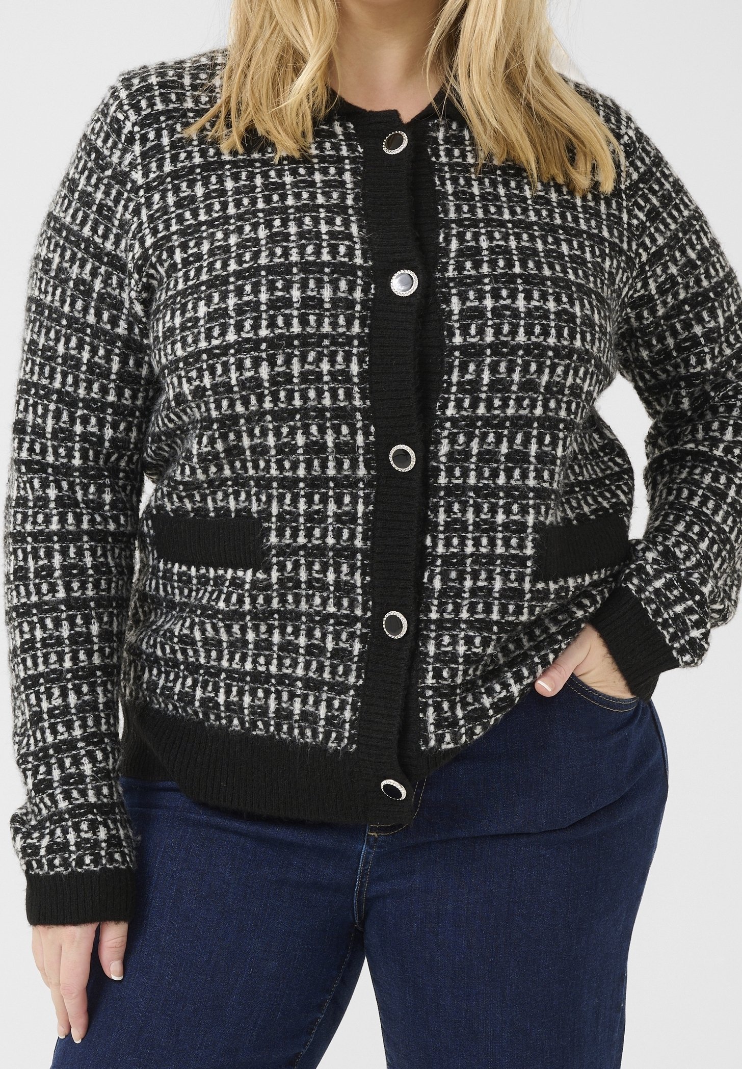 Gilet Kaffe Curve - noir