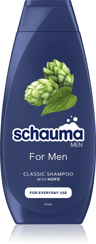Shampoo Schwarzkopf Schauma MEN para uso diário no homem.