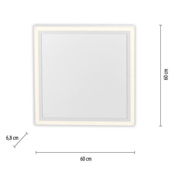 Lampă de perete și tavan LED BEROA cu încălzire IR, 450 W