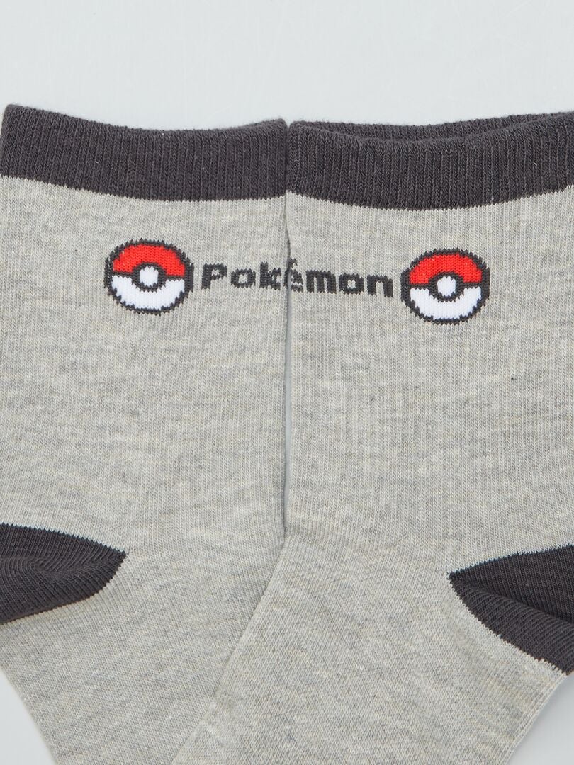 Juego de 3 pares de calcetines 'Pokemon' - BEIGE