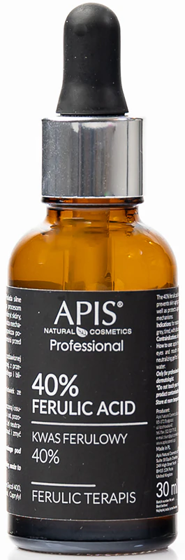 Apis Natural Cosmetics Professional 40% Ferulic Acid gladmakend en exfoliërend serum