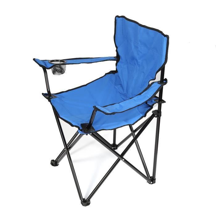 Klappstol - Lett og bærbar - Vanntett - 130 kg - Ideell for camping og stranden