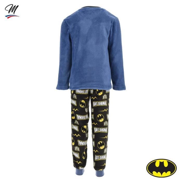 Batman fleece pyjamaset voor jongens - DC Comics - Winter - Blauw