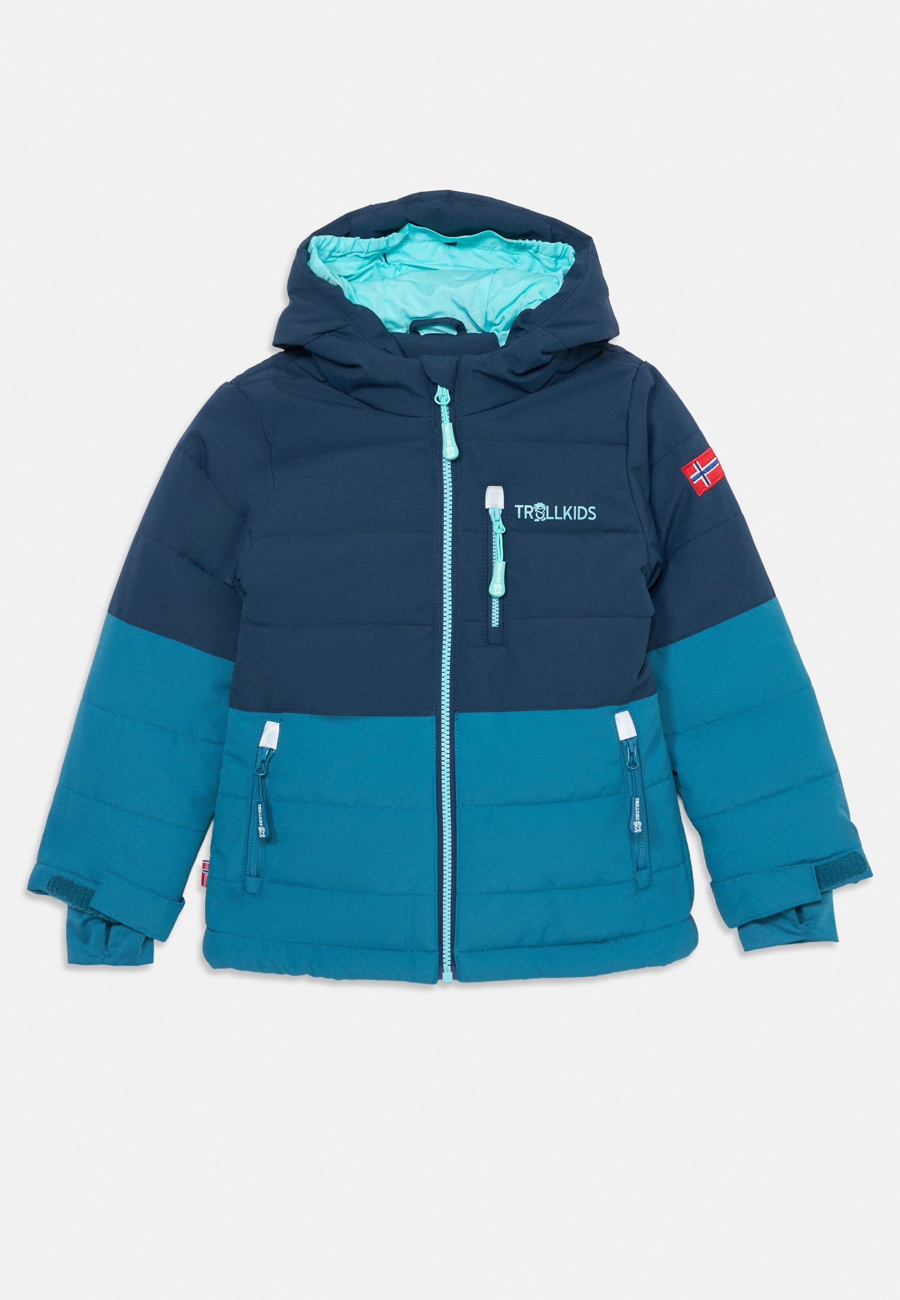 TROLLKIDS OTROŠKA SNEG JAKNA HEMSEDAL UNISEX - Snowboard jakna - temno mornarsko modra/mistično modra/arktično modra