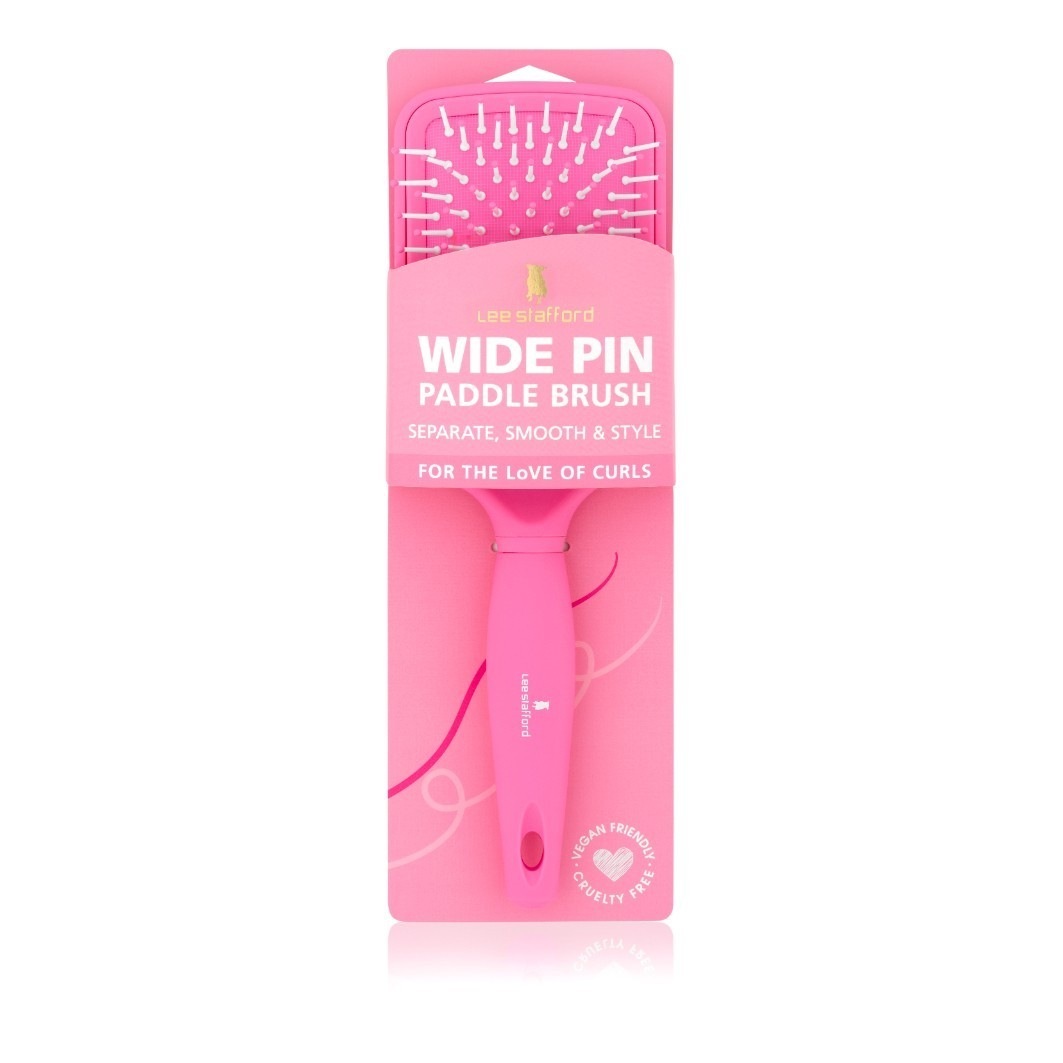 Lee Stafford Powder Brush Curl plata lāpstiņu ota -