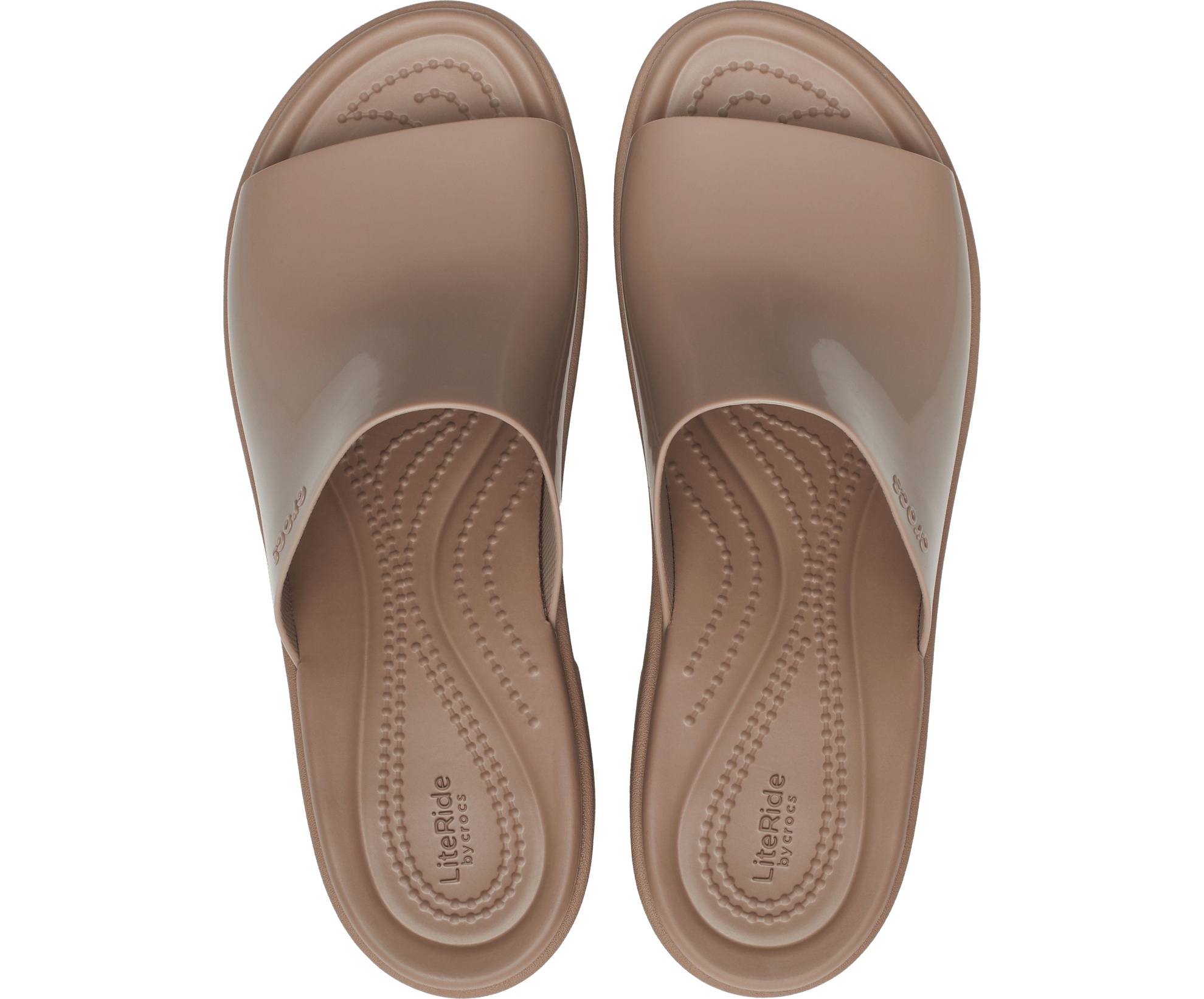 Brooklyn Slide High Shine Heel - Sandal