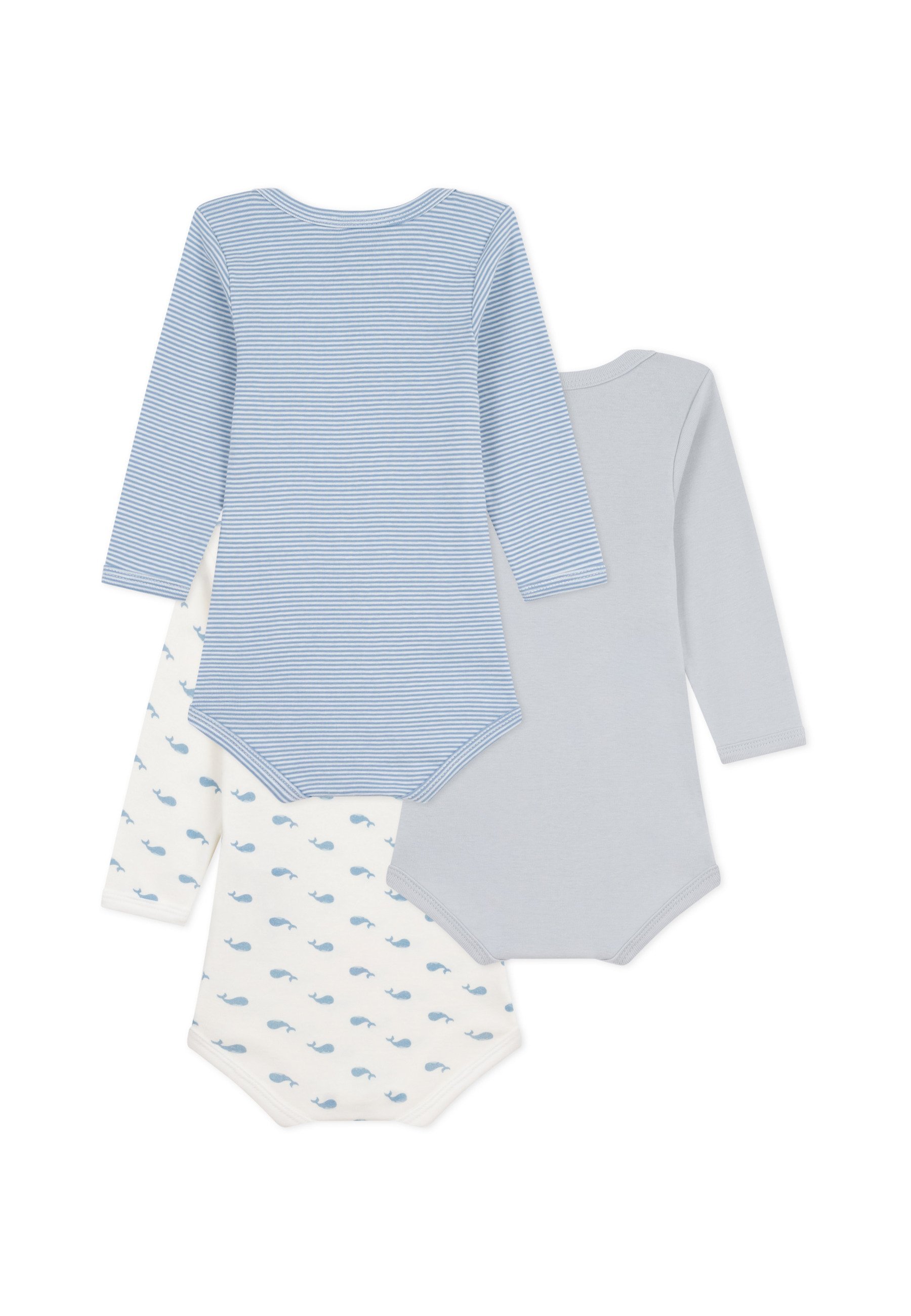 Petit Bateau 3 PACK UNISEX - Body - mehrfarbig
