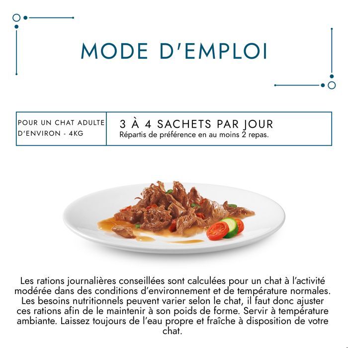 GOURMET PERLE Les Filettines en Sauce Multivariétés - 96x85g - Sachets Repas pour chat adulte