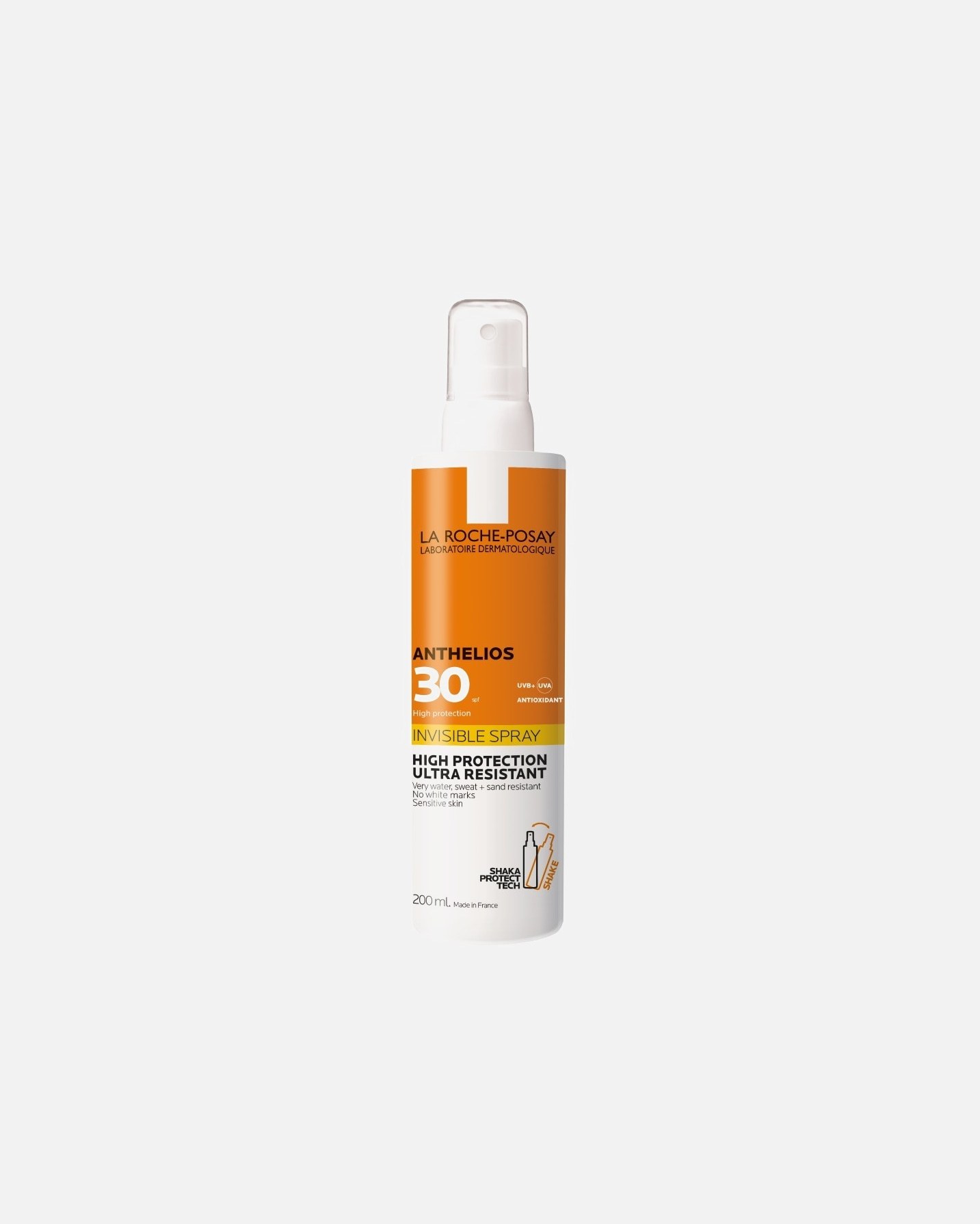 „La Roche-Posay Anthelios“ nematomas apsauginis purškiklis nuo saulės su didele apsauga SPF 30, 200 ml