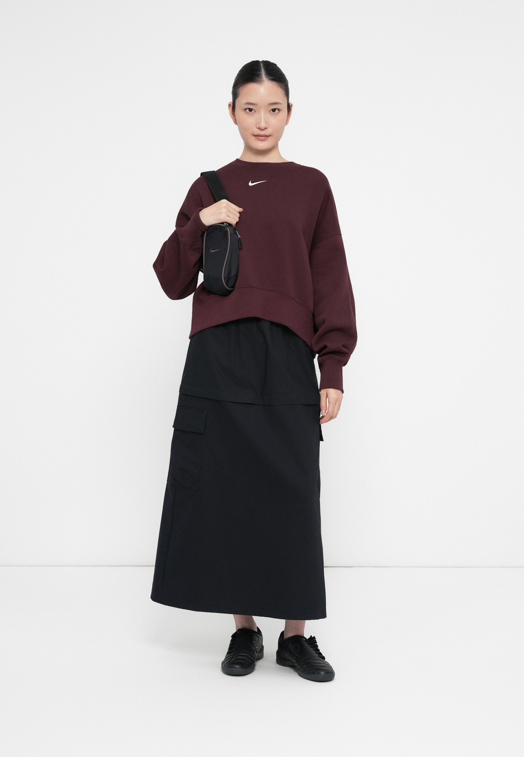 Nike Sportswear CREW - Hanorac - burgundy crush