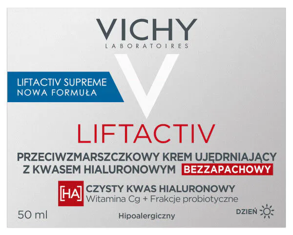 Vichy Liftactiv Przeciwzmarszczkowy krem ujędrniający bezzapachowy
