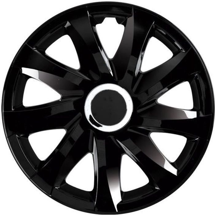 Enjoliveurs de roues DRIFT laqué noir 16