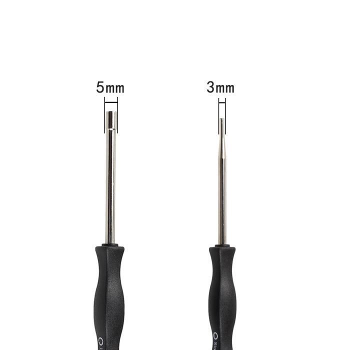 Set de 8 Outils de Réglage de Carburateur/ Tournevis de Réglage Embout Pac Man / Single D / Double D / Hexagone / 21-Dents Splinde