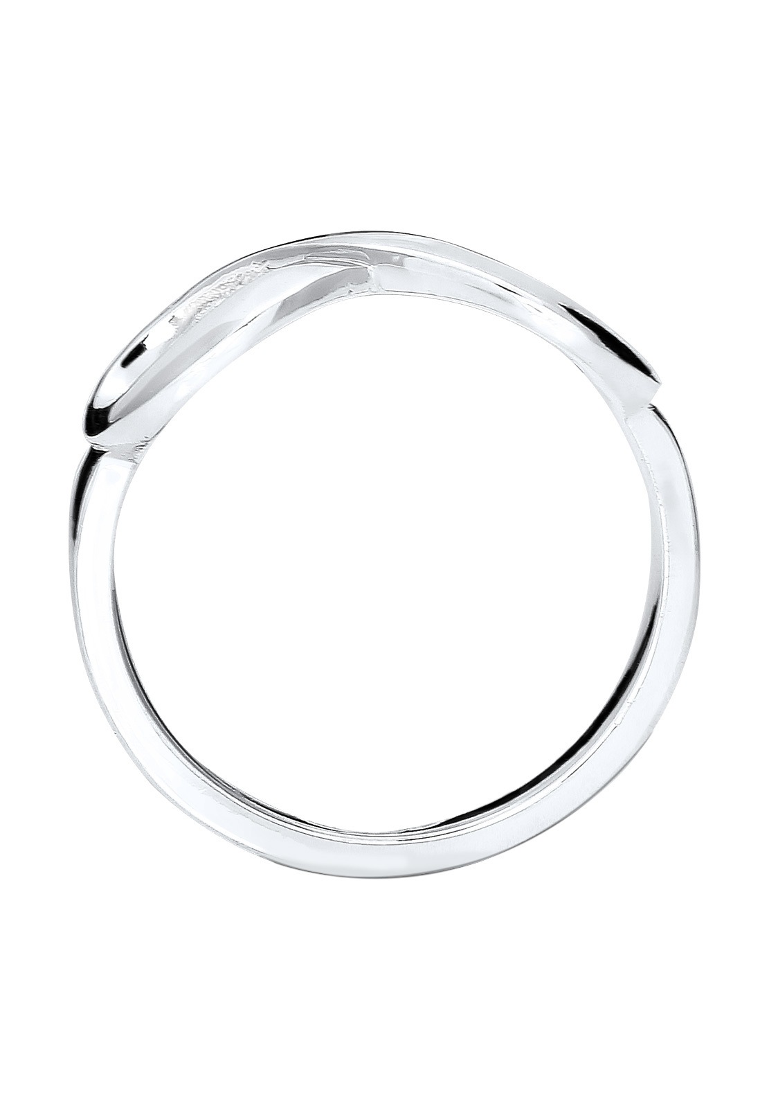 Elli DIAMONDS Femmes symbole Infinity sans fin avec diamant (0.015 ct.) en argent sterling 925
