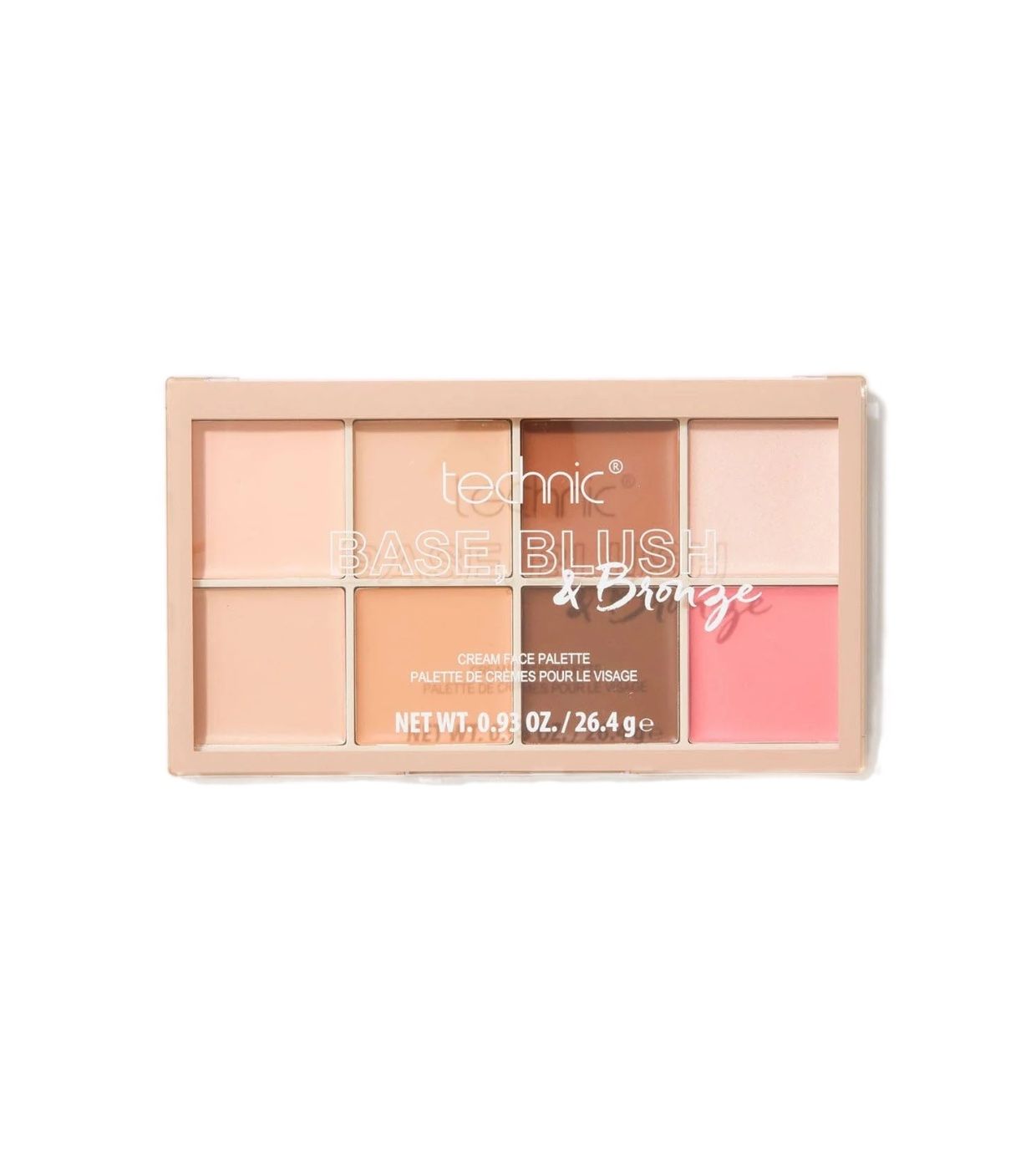 Paleta za podlago, rdečilo za lica in bronzer Podlaga, rdečilo za lica in bronzer Ličila za obraz in polt