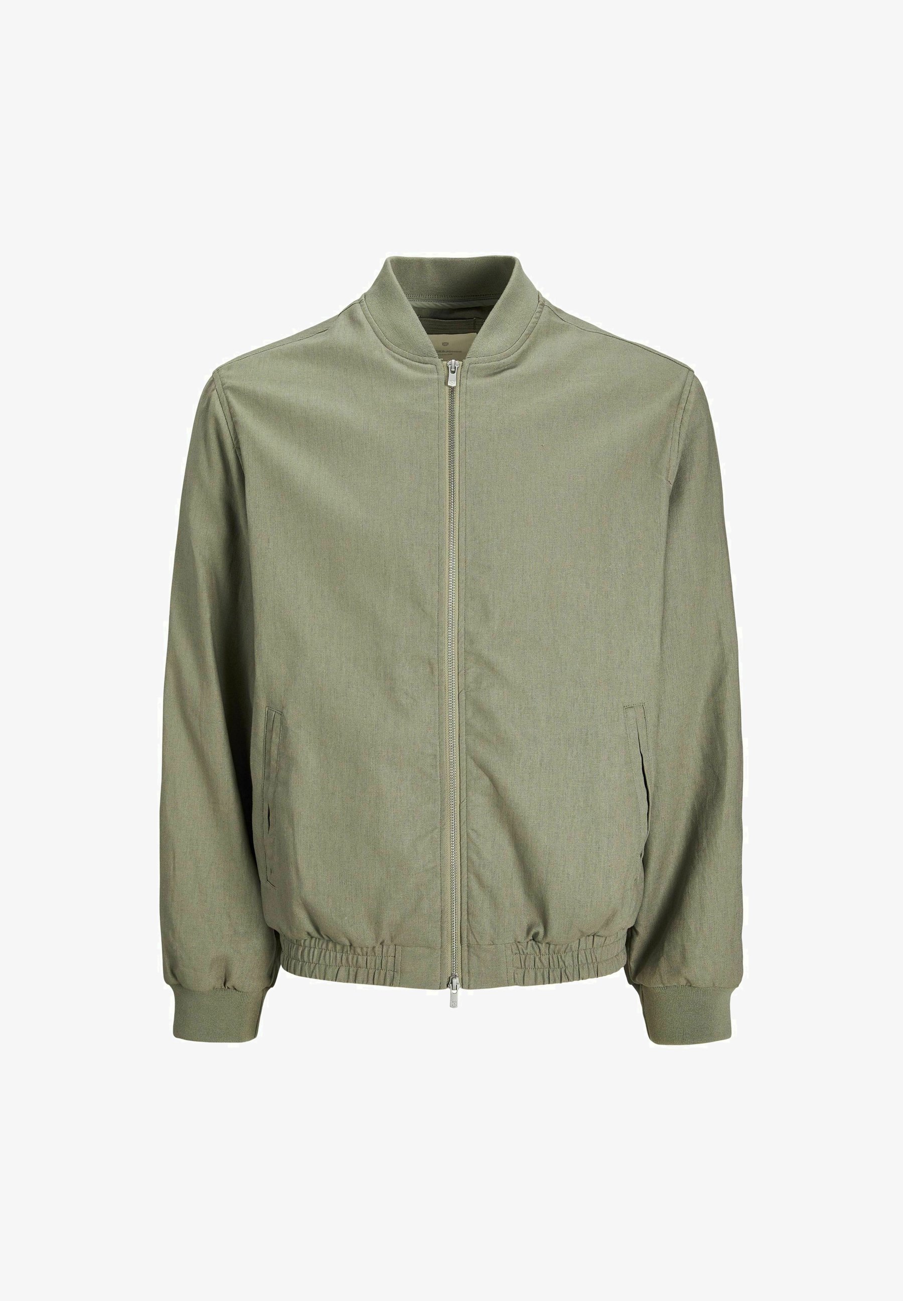 Jack & Jones Bomberjacke in Übergröße – Vetiver