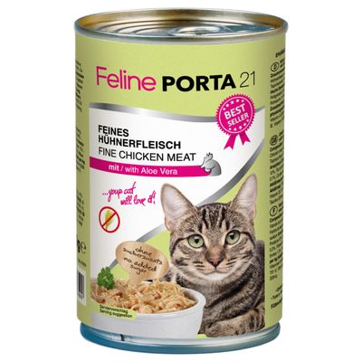 Pacote econômico Feline Porta 21 com 12 unidades de 400g