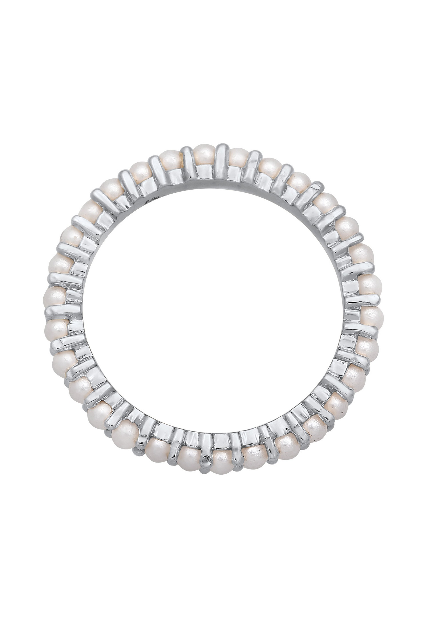 Elli Femmes Bande Memoire perles de verre en Argent Sterling 925