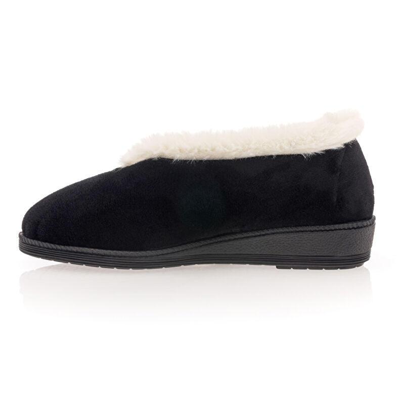 Pantuflas negras para mujer