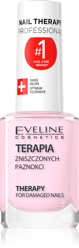 Eveline Cosmetics Nail Therapy Professional stärkender Nagellack mit Keratin für schwache und geschädigte Nägel