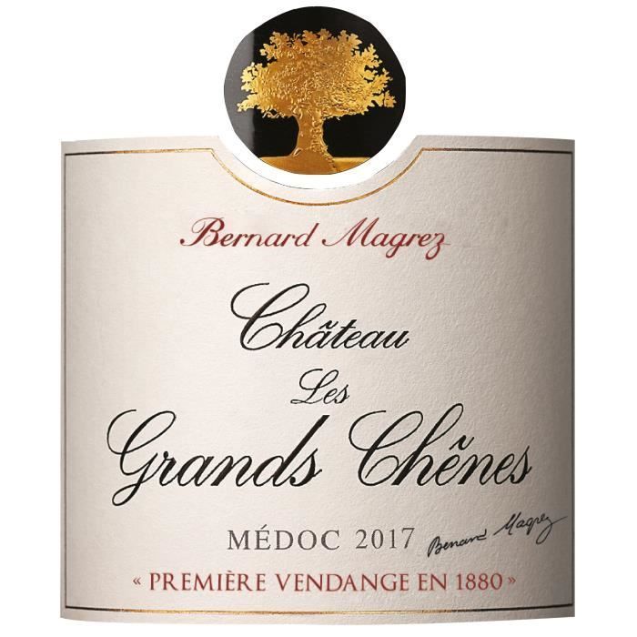 Château Les Grands Chênes 2017 Médoc - Vin rouge de Bordeaux
