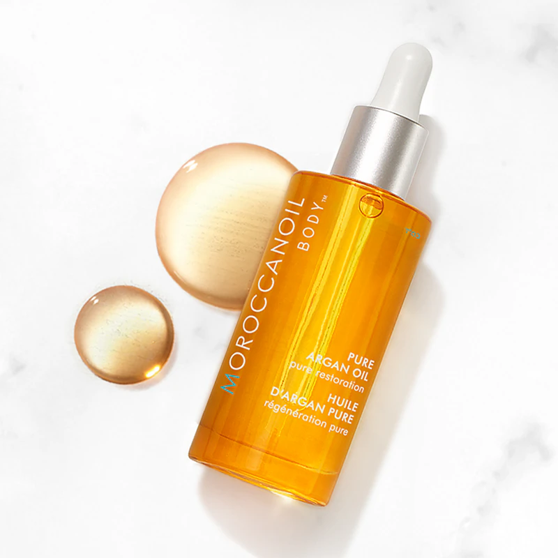 Óleo corporal Moroccanoil 100% argan para rosto, corpo e cabelo.