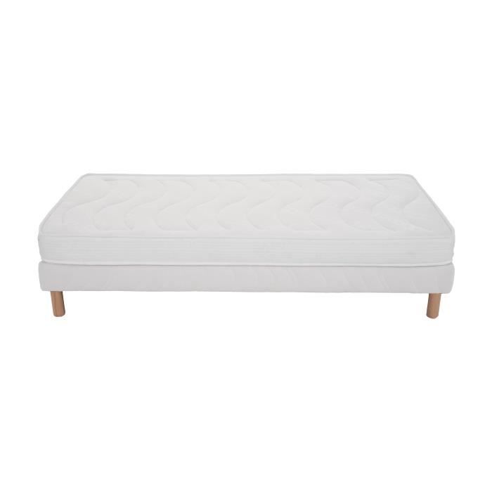 Base de cama + colchón 90x190x15cm