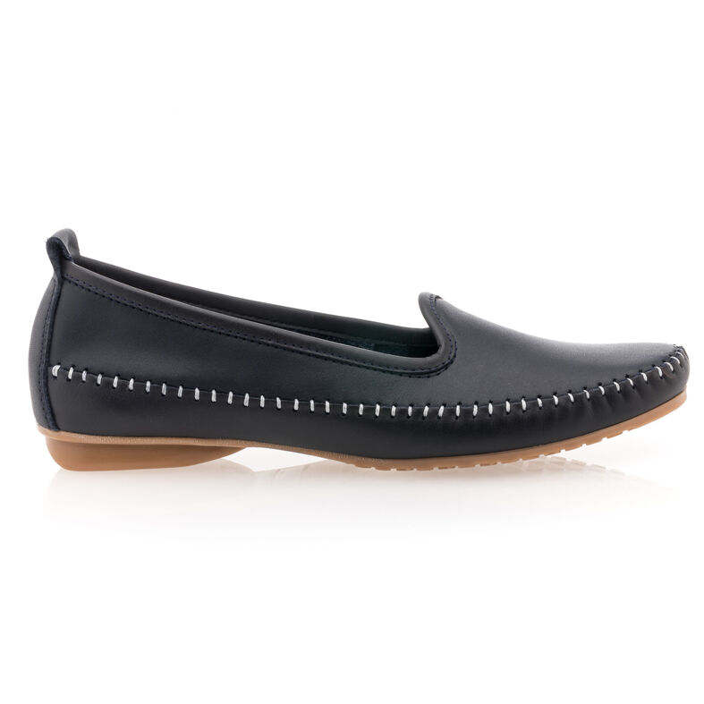 Naisten siniset loaferit/veneilykengät