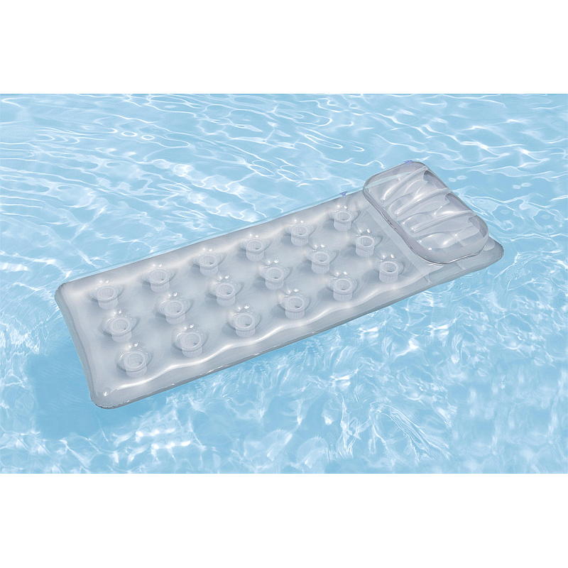 Bestway badmatras 71x188 cm, zilver