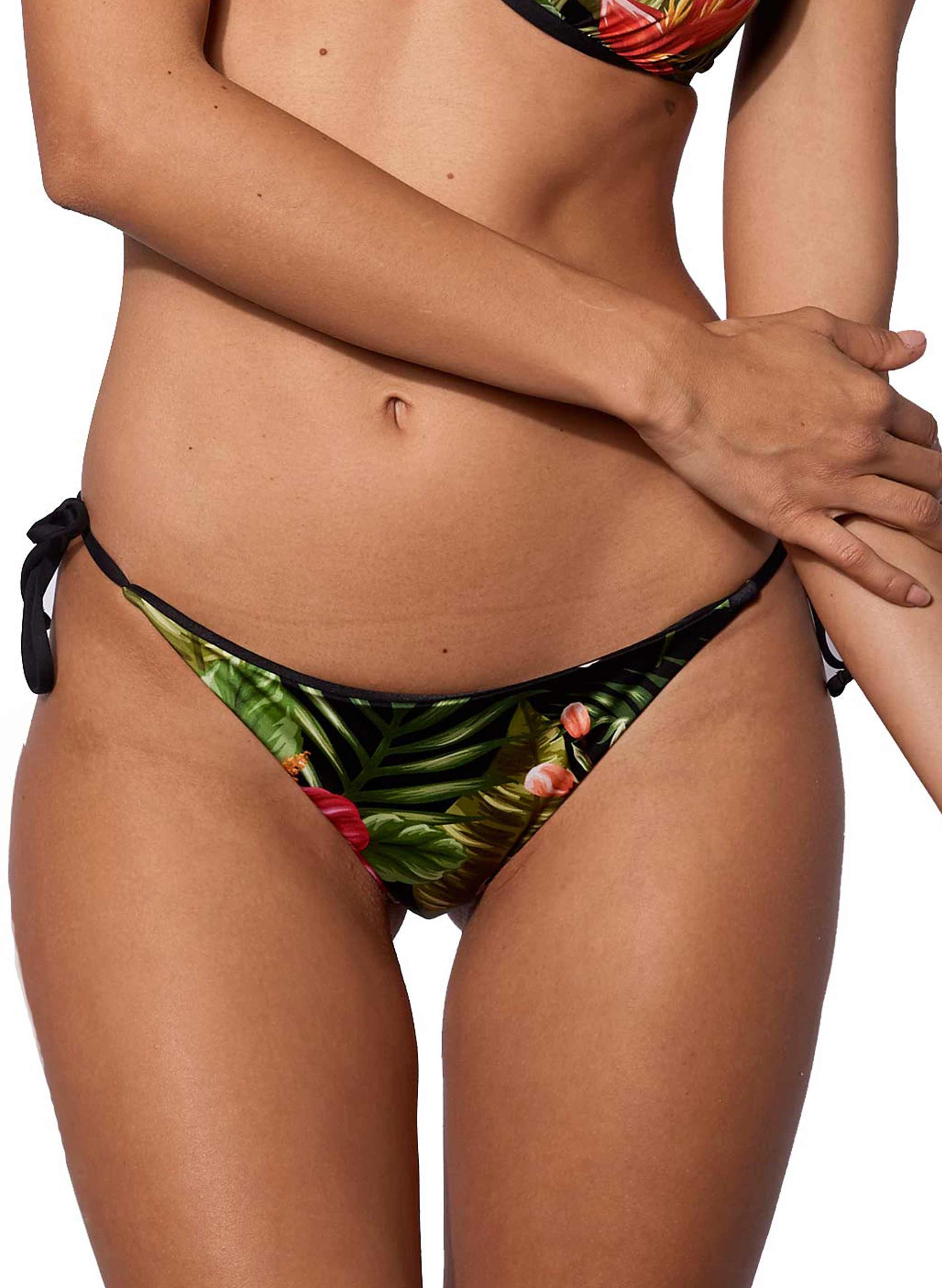Zwembroek met tropische print