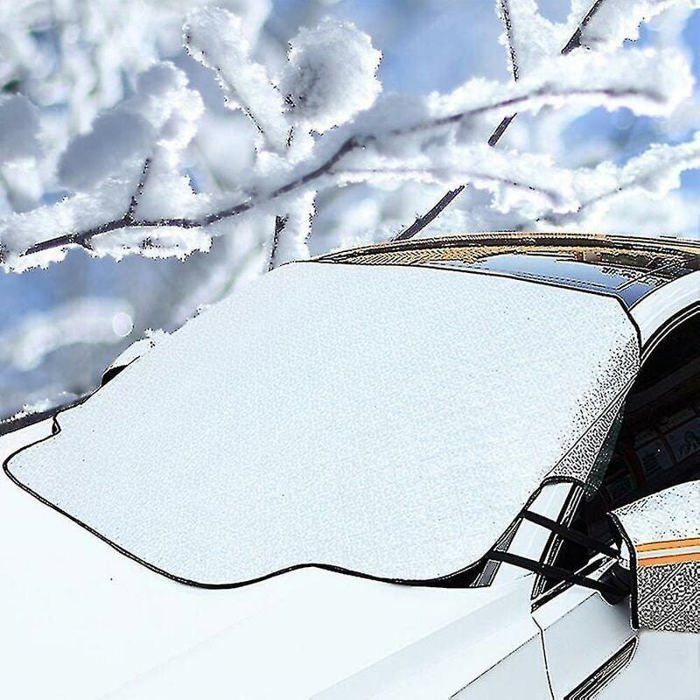 Dicke Auto-Windschutzscheibenabdeckung - Schutz vor Schnee, UV-Strahlung und Staub - Geeignet für Pkw/SUVs