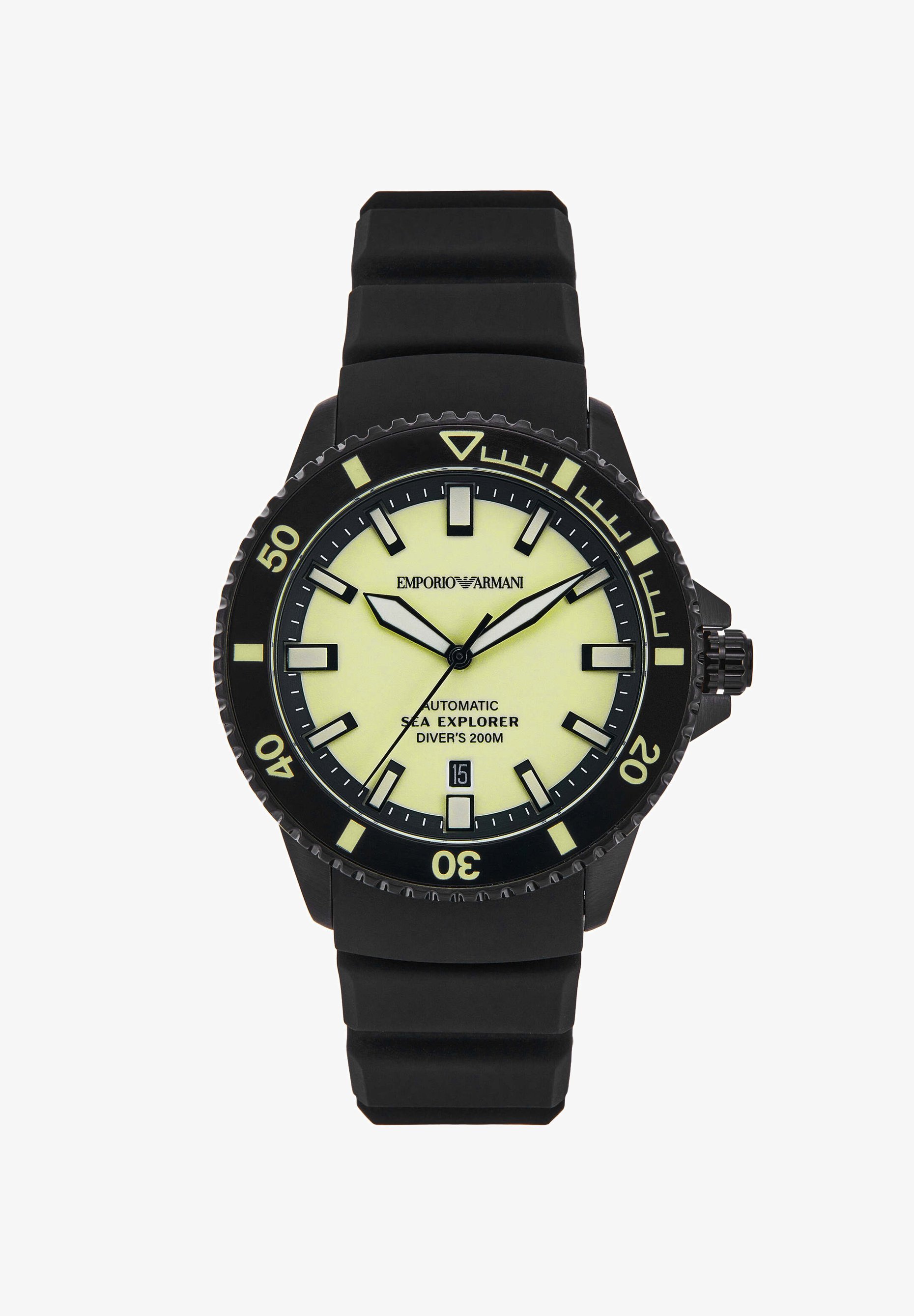 Emporio Armani SEA EXPLORER - Horloge - zwart