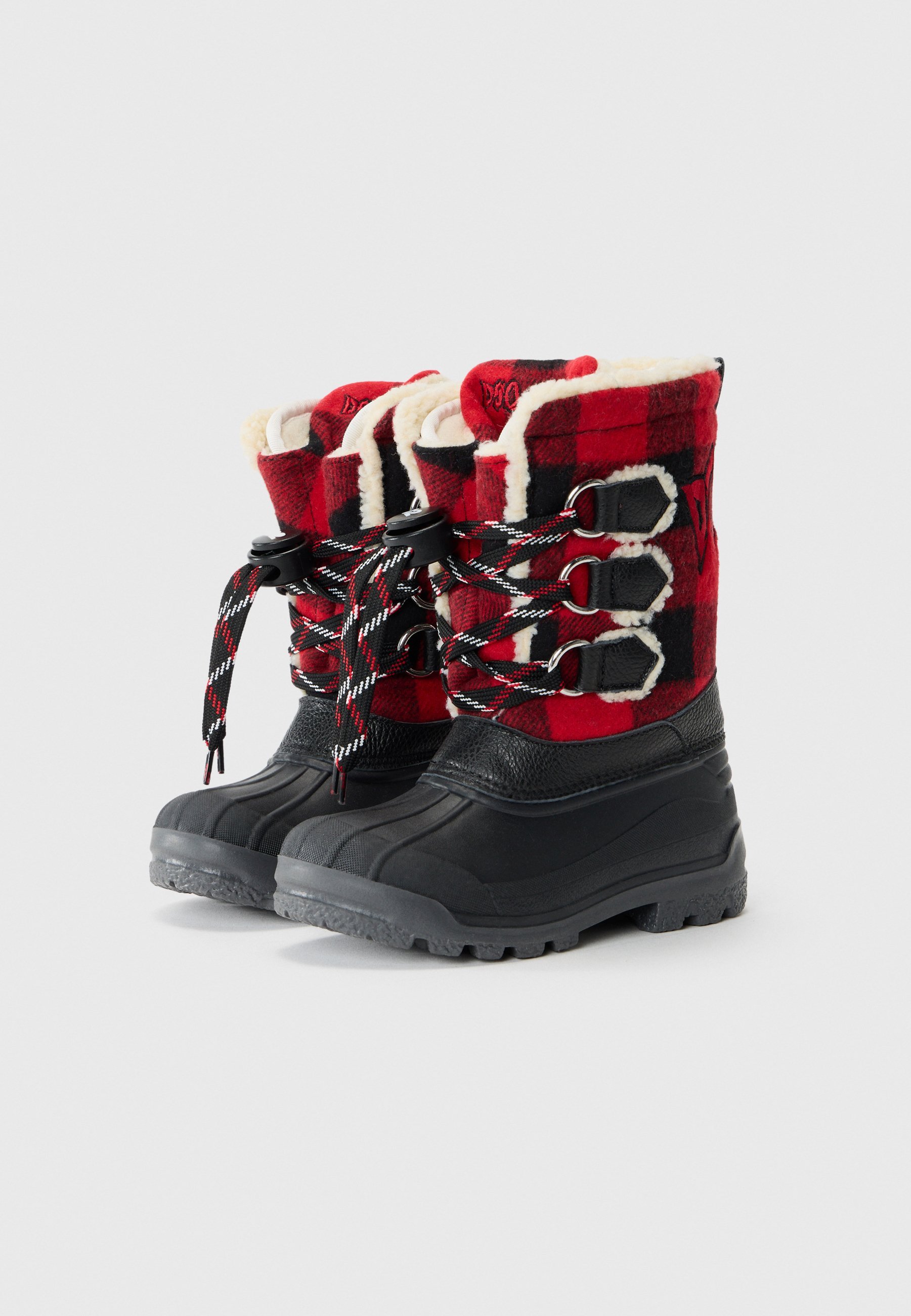 Dsquared2 UNISEX - Winterlaarzen - zwart/rood/gebroken wit