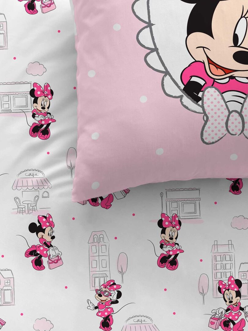 Komplet pościeli Myszka Minnie - rozmiar pojedynczy - RÓŻOWY