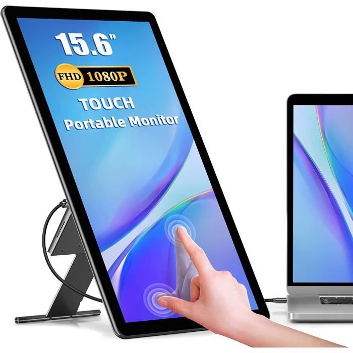 Ecran PC Tactile Moniteur Portable 15,6