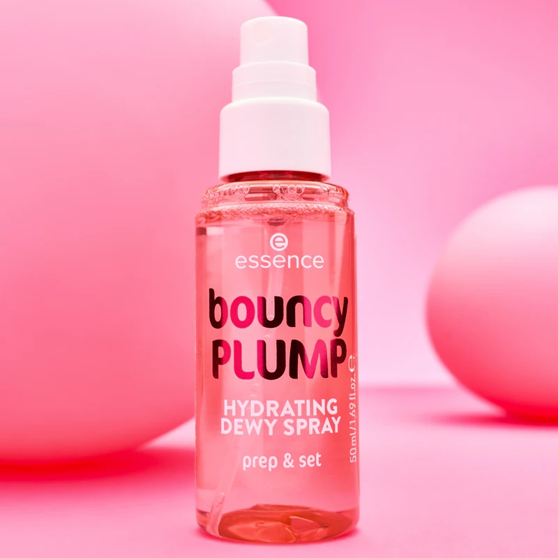 Essence Bouncy Plump vlažilni sprej za fiksiranje ličil